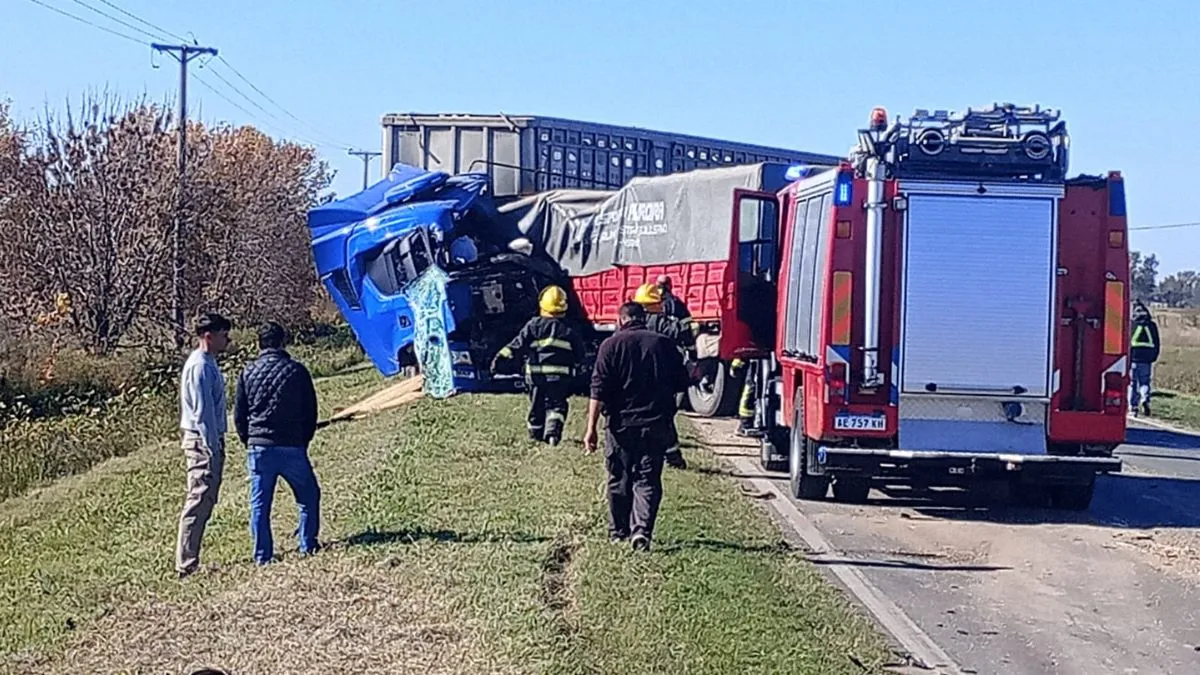 Corte total de la ruta 34 por un violento choque entre dos camiones y ...